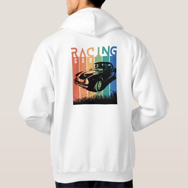 Moletom Vista seu esporte, Car Racing (Verso)