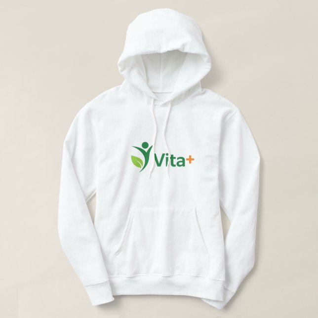 Moletom Vita+ Bem-Estar Natural Hoodie (Frente do Design)