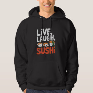 Moletom Viva Rir Sushi Trocadilho Otaku Comendo Sushi