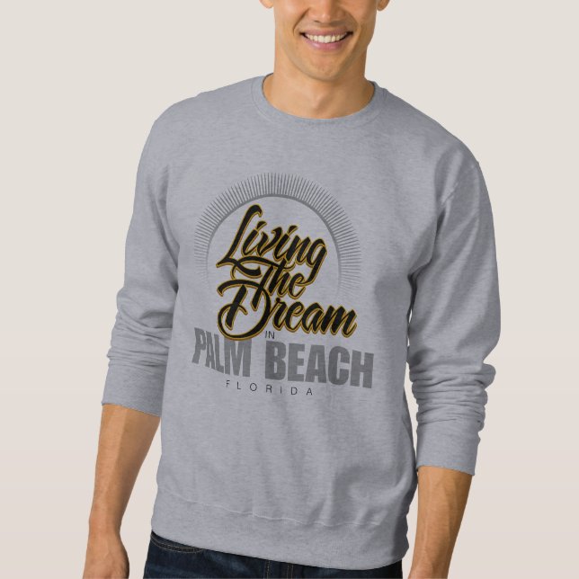 Moletom Vivendo o sonho no Palm Beach (Frente)
