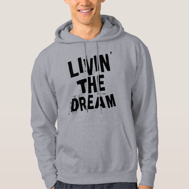 Moletom VIVENDO O SONHO T-Shirts HOODIS (Frente)