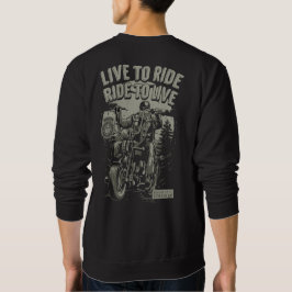 Moletom Viver Para Andar Andar Para Viver Barba Biker Chop
