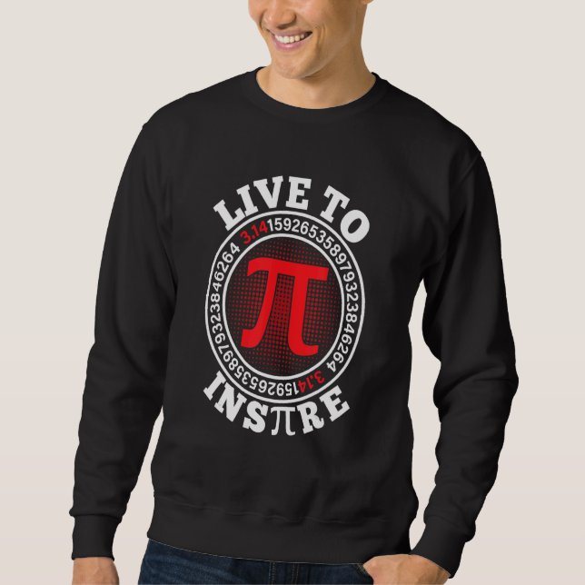 Moletom Viver Para Inspirar Professor Aluno Matemática Mat (Frente)
