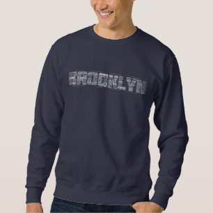Moletom Vizinhanças Calligram de Brooklyn NY