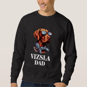 Moletom Vizsla Shirt Mens Cão Pai Vizsla Húngaro Papa Vi