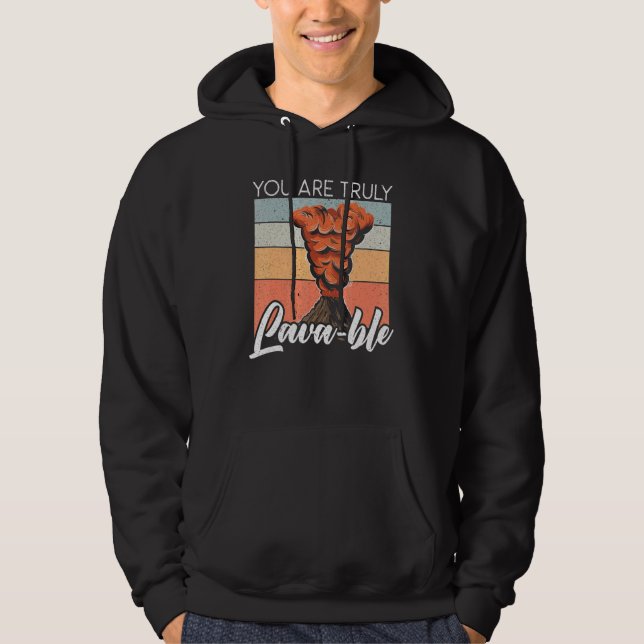 Moletom Você É Verdadeiramente Lavável Lava Earth Science  (Frente)