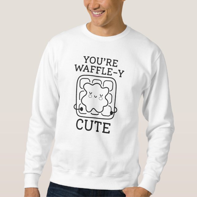 Moletom Você é Waffle-Y bonito (Frente)