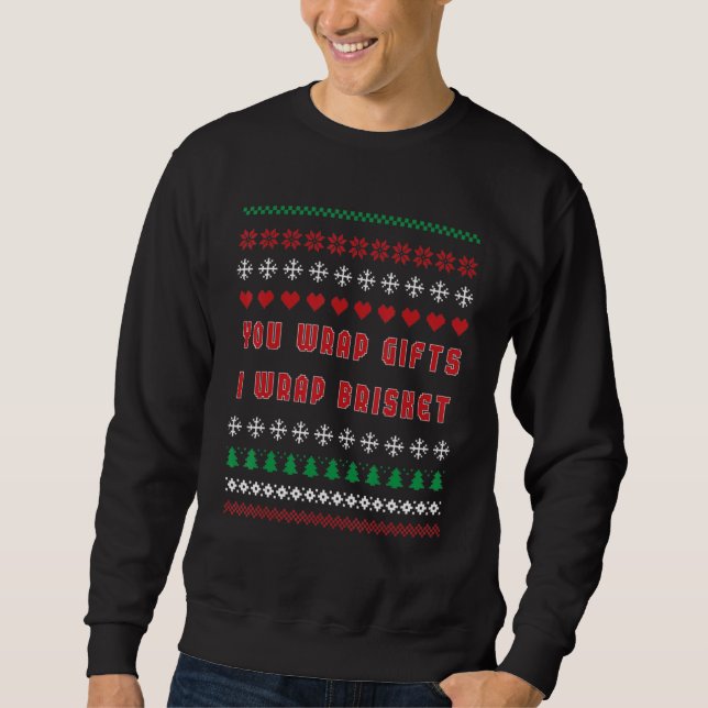 Moletom Você Envolve Eu Envolve Peito de Natal (Frente)