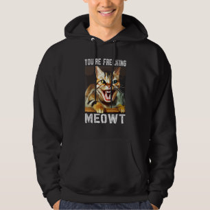 Moletom Você está assustando Gato-de-Cabra-de-Ovo Gato 11