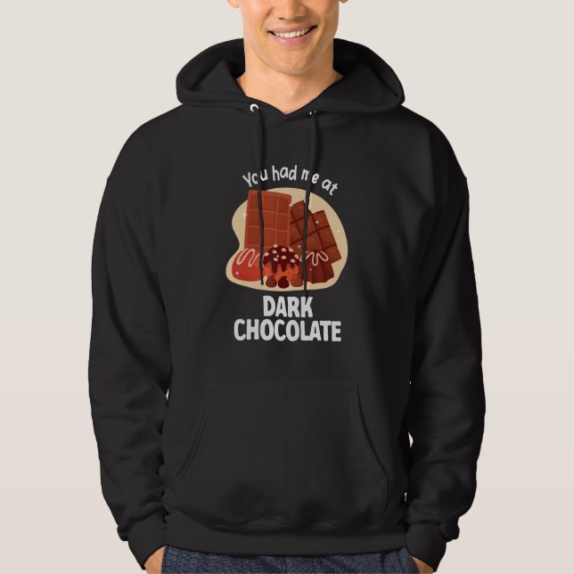 Moletom Você Me Conquistou No Chocolate Preto Chocolate Pr (Frente)