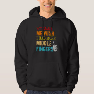 Moletom Você Me Faz Desejar Ter Mais Dedos do Meio