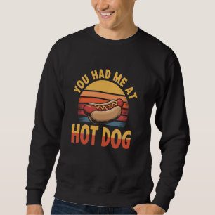 Moletom Você me pegou no Hot Dog Retro Wieners Hot Dog Hot