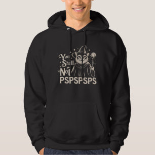 Moletom Você Não Deverá PSPSPSPS Gato Engraçado Mago Pai 