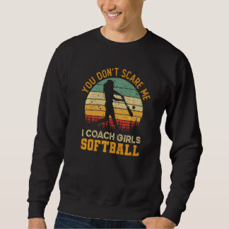 Moletom Você Não Me Assusta Eu Treino Softbol Feminino Tre