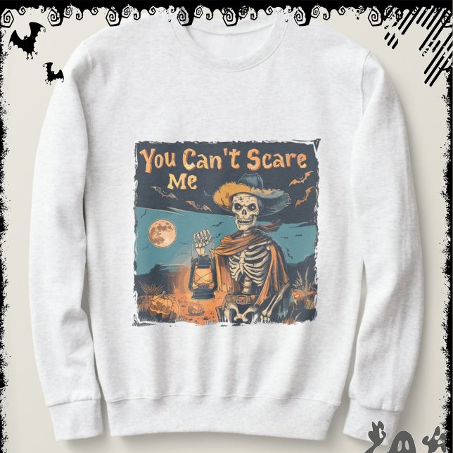 Moletom Você Não Pode Me Assustar | ExDesigner | Halloween (Criador carregado)