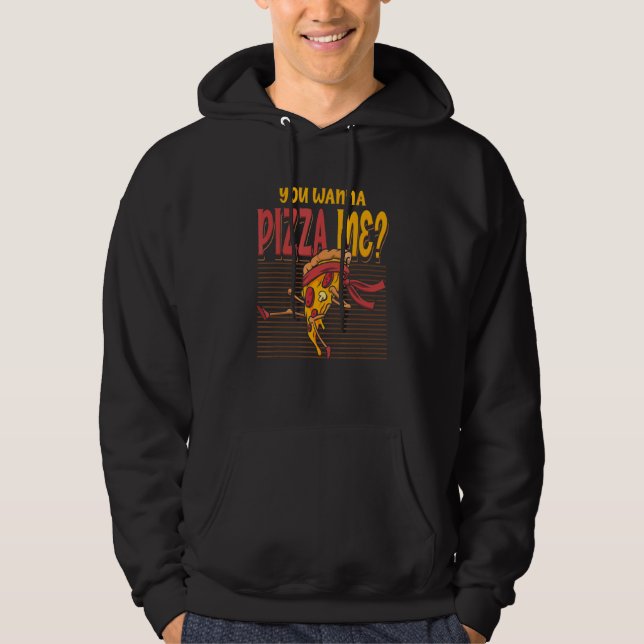 Moletom Você Quer Pizza Me Karate Fighting Style Mma Taekw (Frente)