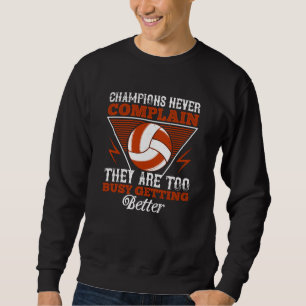 Moletom Voleibol - Campeões Nunca Reclamam