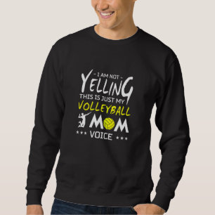 Moletom Voleibol Sem Gritar Esta É Minha Voz Mãe