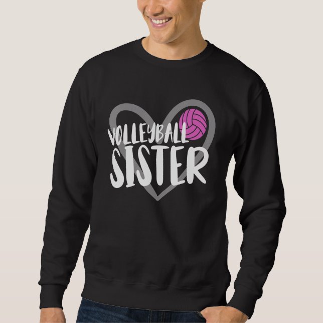 Moletom Volleyball Sister Heart (Frente)