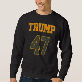 Moletom Voltar Equipe Trump 47 Vintage