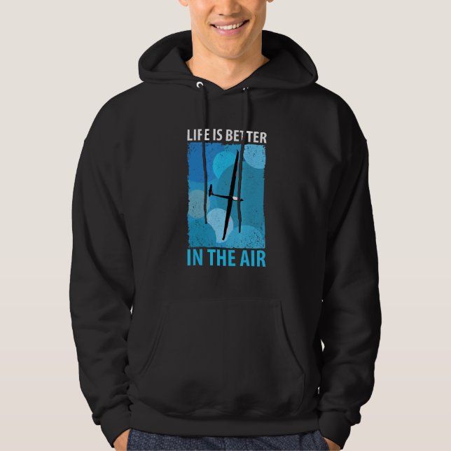 Moletom Voo Glider Sailplane Sailvoflies Dizendo (Frente)