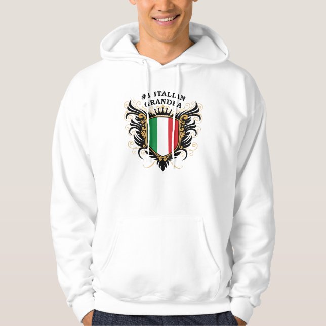 Moletom Vovô italiano do número um (Frente)