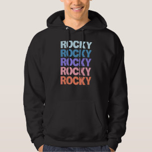 Moletom Vovô Rocky Vovô Moderno Texto Repetido