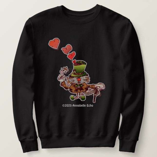 Moletom W. Cat Feline T-Shirt! (Frente do Design)