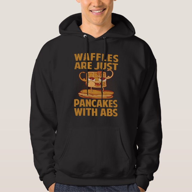 Moletom Waffles São Apenas Panquecas Com Abs (Frente)