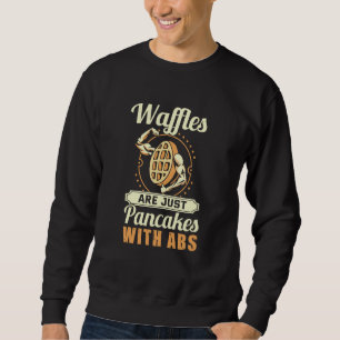 Moletom Wafles são apenas Panquecas com Abs Waffle saboros