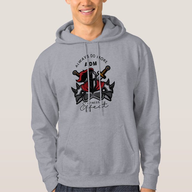 Moletom Warrior ADM Always Do More Fitness Effect G Hoodie (Frente)