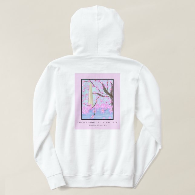 Moletom Washington, DC Cherry Blossom Hoodie (Verso do Design)