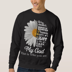 Moletom Way Maker Miracle Worker Promise Keeper Light Jesu