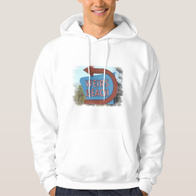 Moletom Weirs Beach New Hampshire Hoodie (Frente)