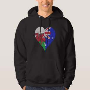 Moletom Welsh Australian Flag Heart