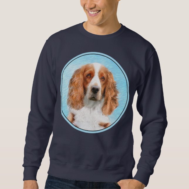 Moletom Welsh Springer Spaniel Painting - Arte Original De (Frente)