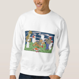 Moletom Werewolves Having Pizza Men's Sweatshirt