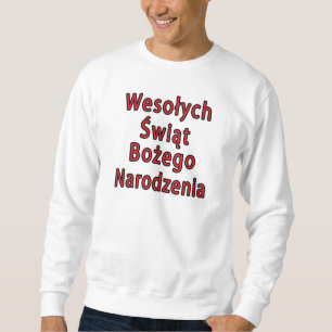 Moletom Wesolych Swiat Bozego Narodzenia