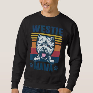 Moletom West Highland White Terrier Mãe Mãe Mãe Trô
