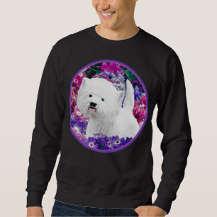 Moletom West Highland White Terrier Pintando Arte Canina