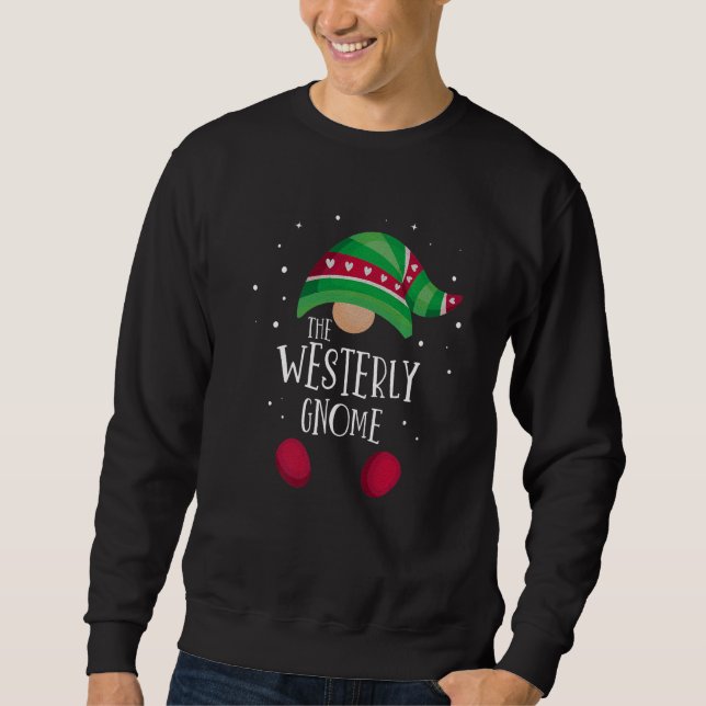 Moletom Westerly Gnome Family Matching Christmas Pajamas   (Frente)