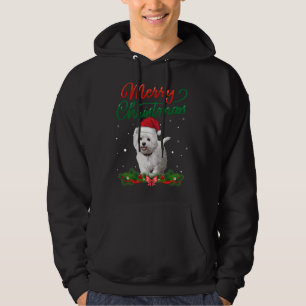 Moletom WESTIE Bonito Enfrenta Papais noeis De Cachorro Fe