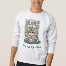 Whimsical Kitten Glasses Book Lover Bookshelf Cozy