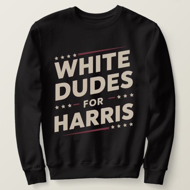 Moletom White Cara De Kamala Harris Vota Em 2024 (Frente do Design)