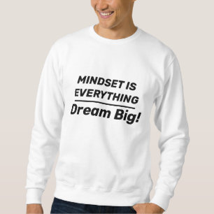 Moletom White Mindset Think BIG Man Sweshirt