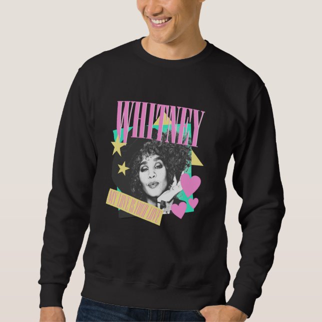 Moletom Whitney Houston Meu Amor É Sua Pop De Arte (Frente)
