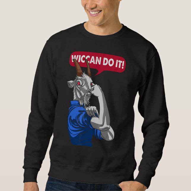 Moletom Wiccan Do It Baphomet Goat Satanic Occult Gothic (Frente)
