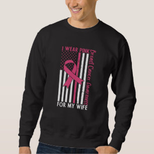 Moletom Wife Mom Mother Family Matching Breast Cancer Gift