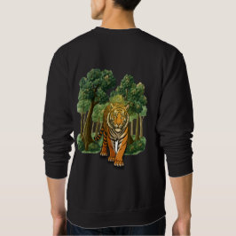 Moletom “Wild Tiger in the Forest – Natural Light Jungle D