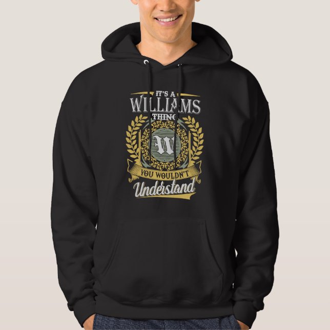 Moletom Williams Name T-Shirt (Frente)